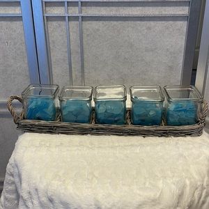 Nwt decorative votive/Glass holder